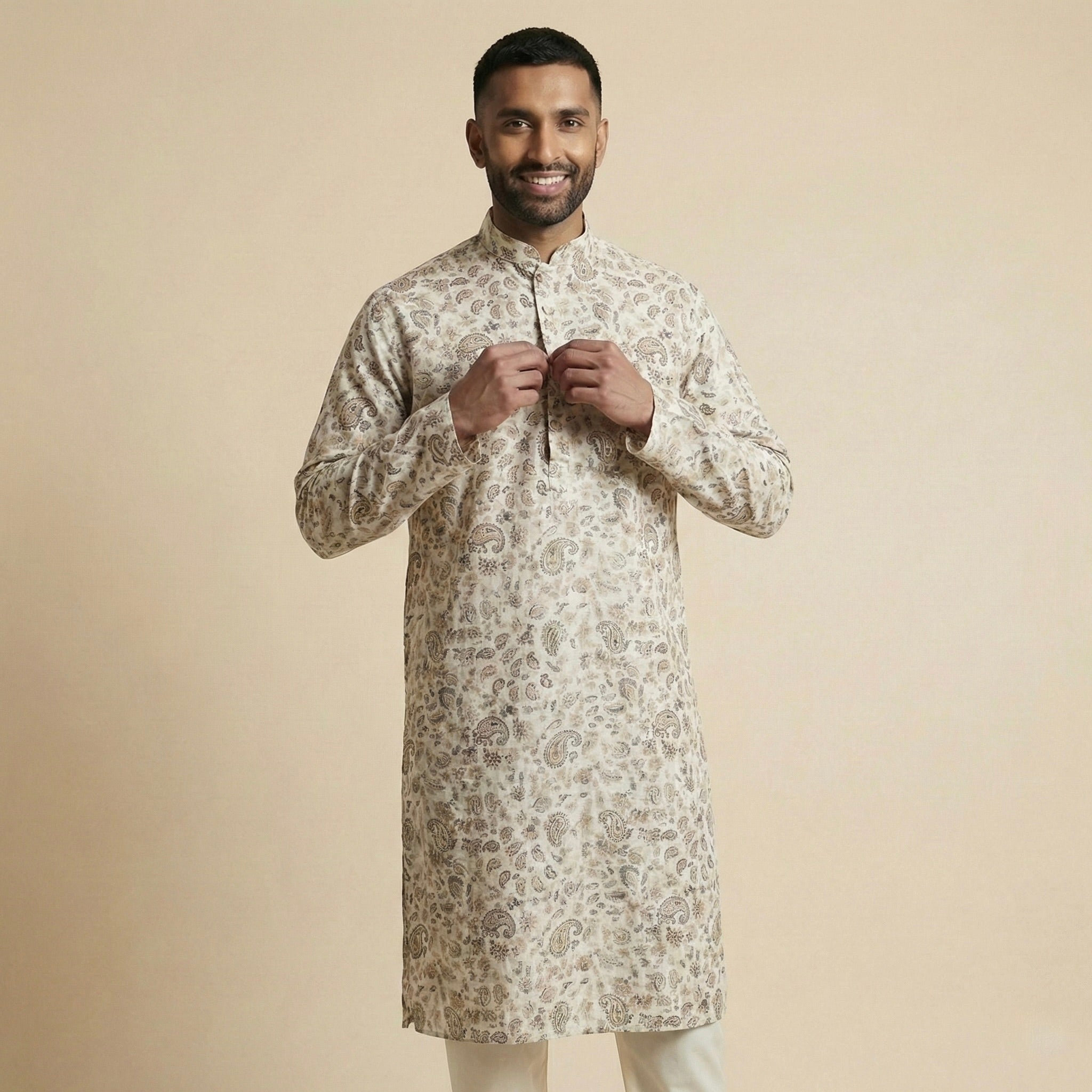 Diwali outfit for men in the UK featuring modern Indian menswear by ELVAAN