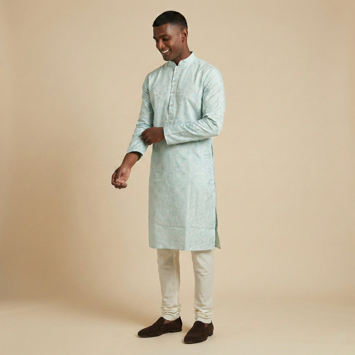Diwali outfit for men in the UK featuring modern Indian menswear by ELVAAN